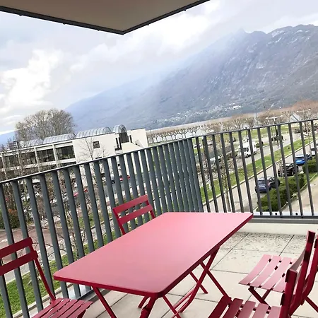 T3 63 M2 Le Soen Vue 2 Parking Et Terrasse Vue Aix-les-Bains