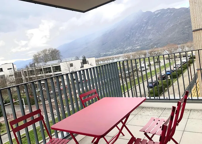 T3 63 M2 Le Soen Vue 2 Parking Et Terrasse Vue Aix-les-Bains
